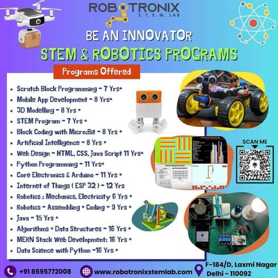 Robotronix Stem Lab-Steam & Robotics Program