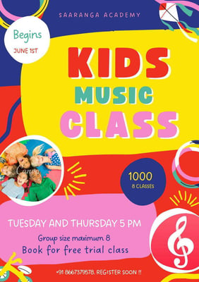 Saaranga Academy-Kids Music Class