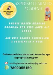 Aspiring Learners Academy-Phonic Based Reading Program For Kids