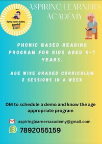 Aspiring Learners Academy-Phonic Based Reading Program For Kids