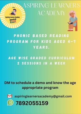 Aspiring Learners Academy-Phonic Based Reading Program For Kids