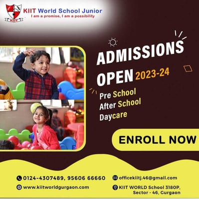 KIIT World School Junior-Admissions Open 