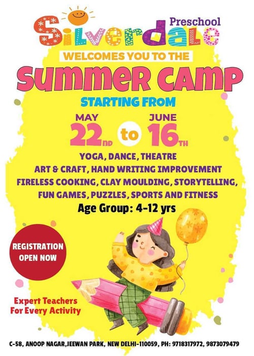 Silverdale Preschool Hosted Summer Camp