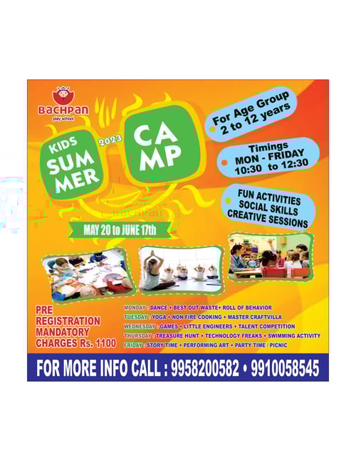 Bachpan play School-Kids Summer Camp