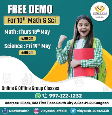 Vidyaksh-Maths & Sci Group Classes