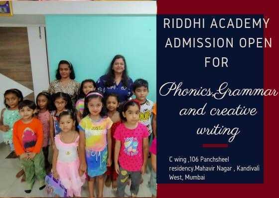 Riddhis Academy-Phonics Grammar and creative writing