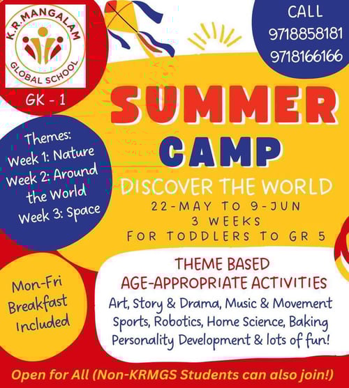 K.R. Mangalam Global School-Summer Camp
