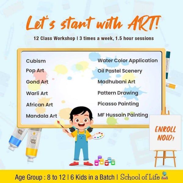 School of Life-Art Class for kids