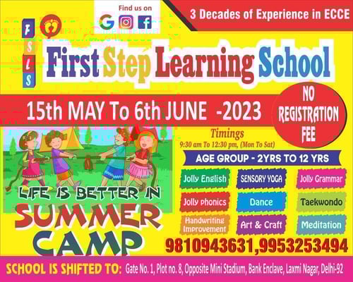 First Step Learning School-Summer Camp