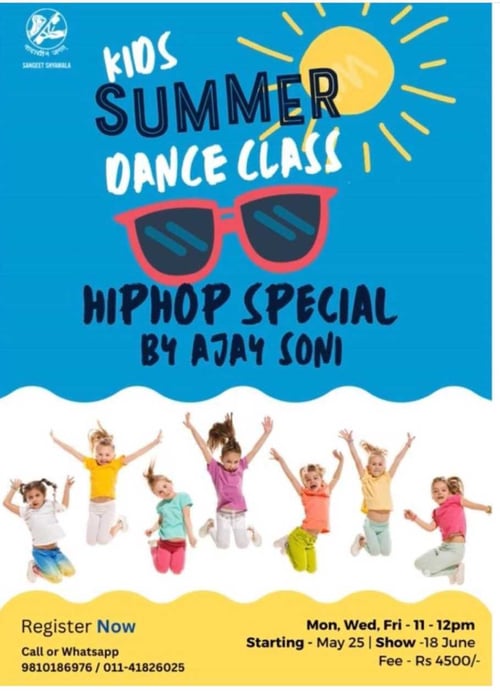 Sangeet Shyamala-Kids Summer Dance Class