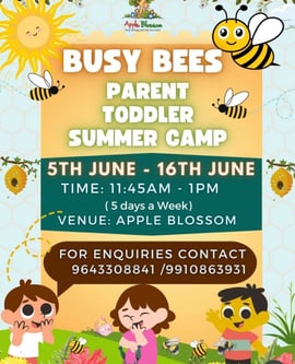 Apple Blossom-Busy Bee Parent Toddler Summer Camp