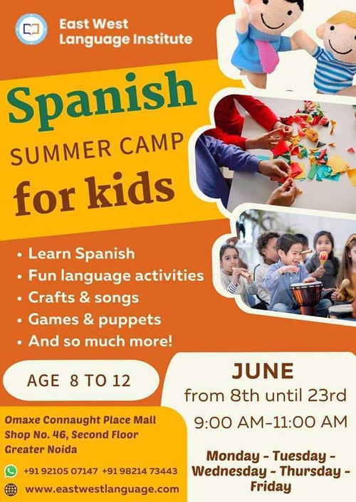 East West Language Institute-Spanish Summer Camp For Kids