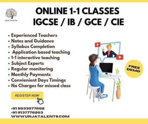 Urja Talents-IGCSE/IB/GCE/CIE Classes