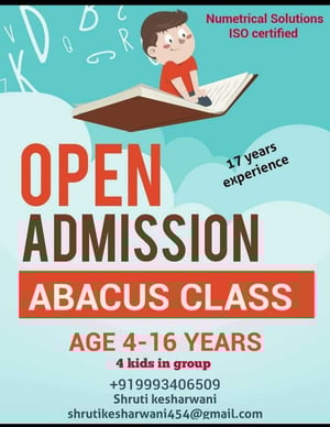 Numetrical Solutions-Abacus Classes