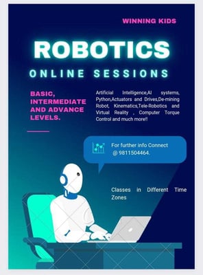 Winning kids-Robotics Online Sessions
