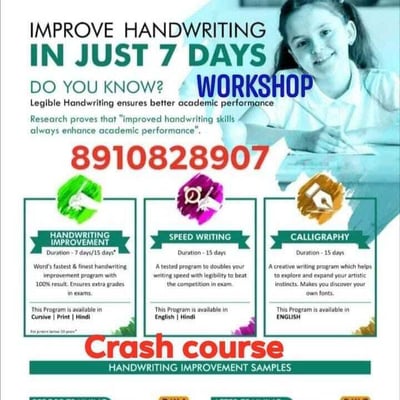 Vrikshaa Classes-Handwriting Improvement