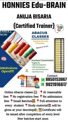 ABACUS Classes-Honnies Edu Brain