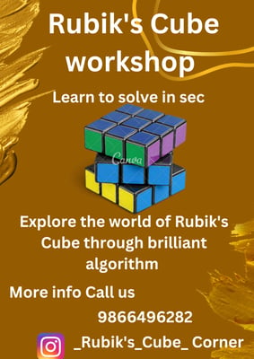 Rubiks Cube Classes-Workshop