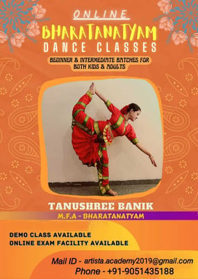 Artista Dance Academy-Bharatanatyam Dance Classes