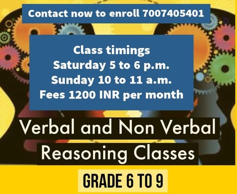 Verbal And Non Verbal-Reasoning Classes