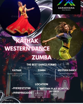 Aaradhana Kala Kendra-Kathak Western Dance Zumba 