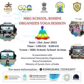 MRG School-Yoga Session