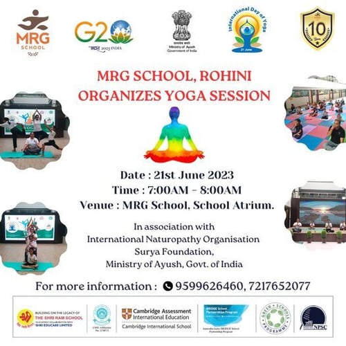 MRG School-Yoga Session