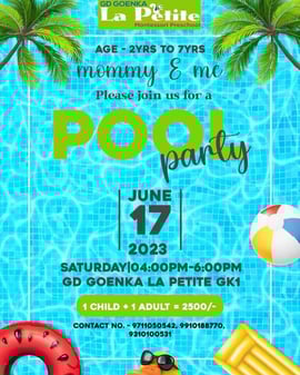 GD Goenka La Petite-Pool Party