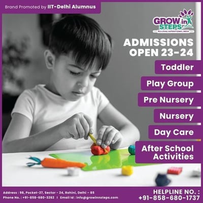 Grow Inn Steps-Admissions Open