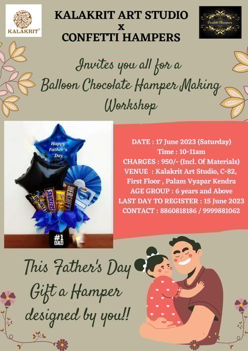 Kalakrit Art Studio-Balloon Chocolate Hampers Making Workshop