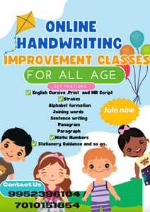 Dream big kids-Handwriting Improvement Classes