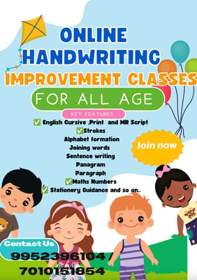 Online Handwriting Classes-Handwriting Improvement Classes