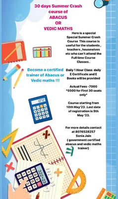 ABACUS Classes-Abacus & Vedic Math Course