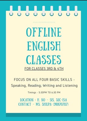 English Classes-Offline English Classes