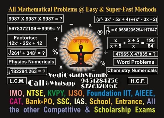 Vedic Maths Family-Maths Classes