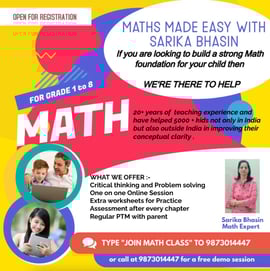 Sarika Bhasin-Maths Classes