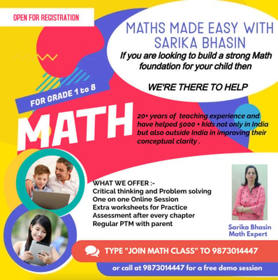 Sarika Bhasin-Maths Classes