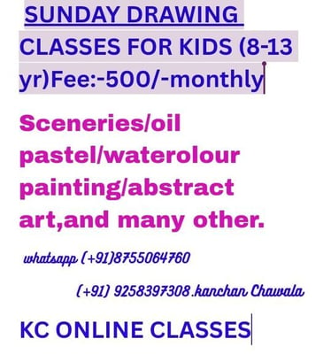 KC Online Classes-Drawing Classes
