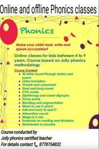 Classes By Sonam Gupta-Phonics Classes-Phonics