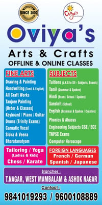 Oviyas Arts & Crafts-Online Arts & Crafts Classes