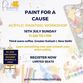 Pehchaan The Street School-Acrylic Painting Workshop