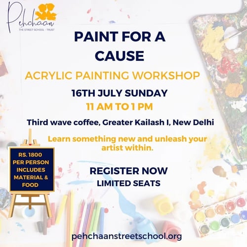 Pehchaan The Street School-Acrylic Painting Workshop