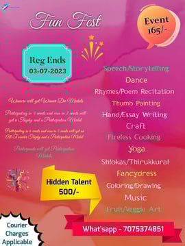 Flying Petals-Fun Fest