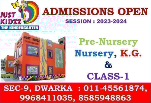 Just Kidzz-Admissions Open