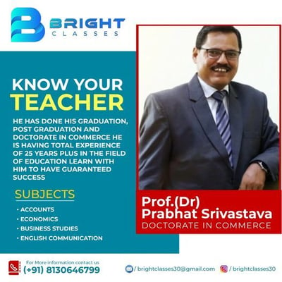 Bright Class-Know Your Teacher