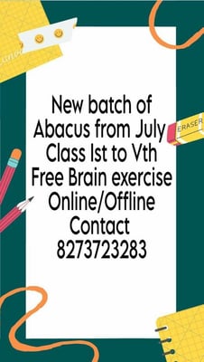 Abacus Classes-Free Brain Exercise