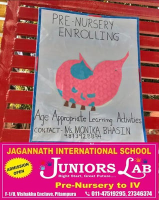 Jagannath International School-Admission Open