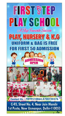 First Step Learning School-Admission Open