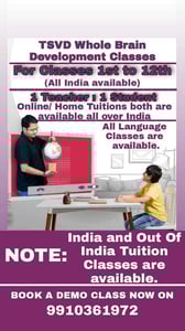 Tuitions N Classes-TSVD Whole Brain Development classes