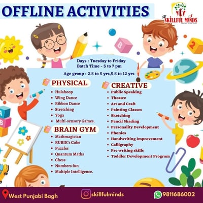 Skillful minds-Offline Activities